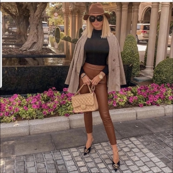 Zara tan new blogger leggings - Picture 8 of 12